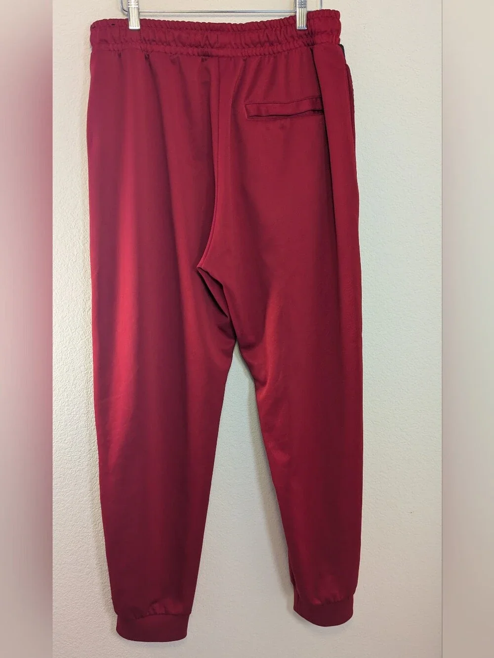 Jordan Air Men’s XL Red Logo Tape Jogger Track Pants Jumpman Nike